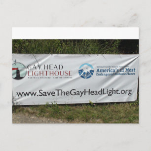 Tarjeta postal del faro de Gayhead