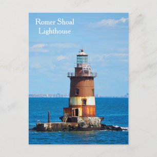 Tarjeta postal del faro de Romer Shoal