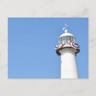 Tarjeta postal del faro patriótico