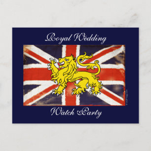 Tarjeta postal del Fiesta de Royal Boda Watch