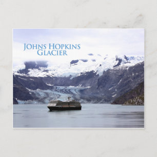 Tarjeta postal del glaciar Johns Hopkins