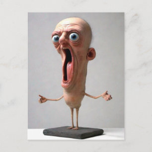 Tarjeta postal del Hombre del Grito Gracioso