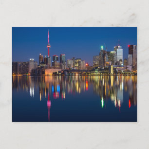 Tarjeta postal del horizonte de Toronto, Ontario, 