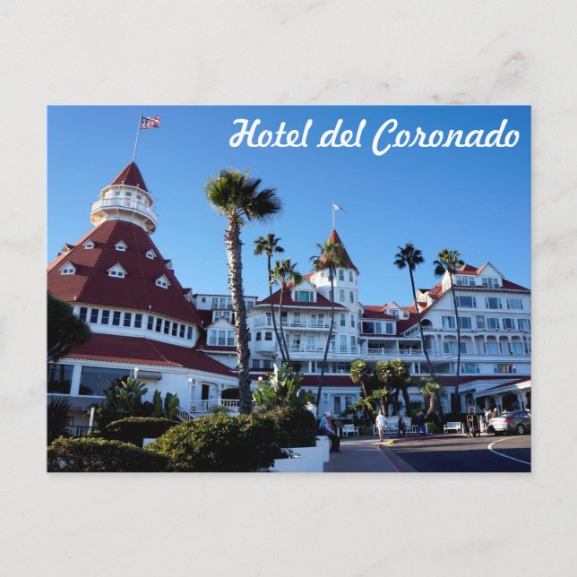 Tarjeta postal del Hotel del Coronado (Anverso)