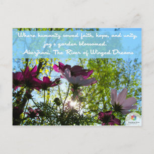 Tarjeta postal del jardín de la Fuerza de la Amist