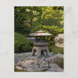Tarjeta Postal del Jardín Japonés