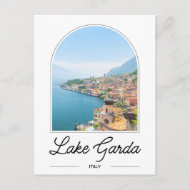 Tarjeta postal del lago de Garda Italia