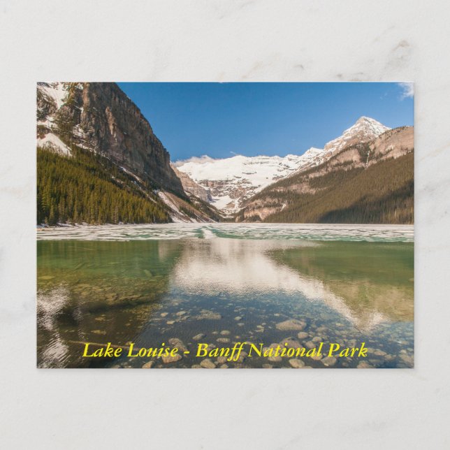 Tarjeta postal del lago Louise, Canadá (Anverso)