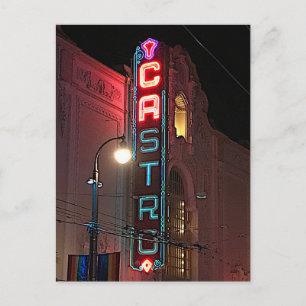 Tarjeta postal del letrero de San Francisco Castro