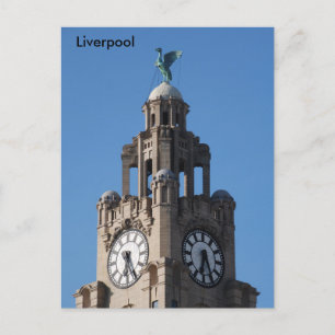 Tarjeta postal del Liver Bird