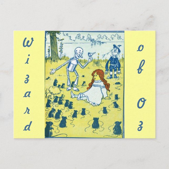 Tarjeta postal del Mago de Oz (Anverso)