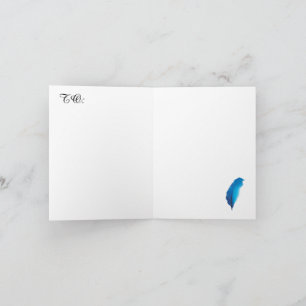 Tarjeta postal del mapa de Taiwán con pluma azul