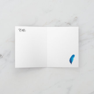 Tarjeta postal del mapa de Taiwán con pluma azul