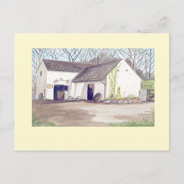 tarjeta postal del molino pontllanfraith (Anverso)