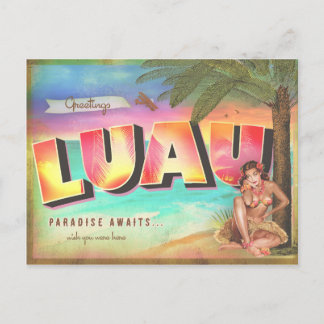 TARJETA POSTAL DEL MONTAJE DE GC LUAU