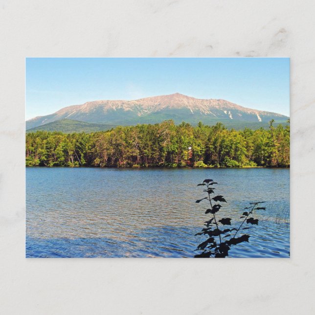 Tarjeta postal del Monte Katahdin Maine (Anverso)