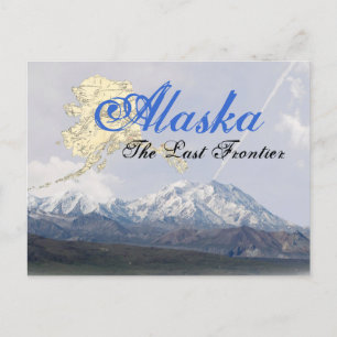 Tarjeta postal del Monte McKinley de Alaska