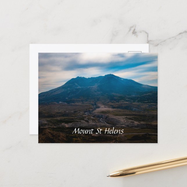 Tarjeta postal del Monte St Helens (Anverso/Reverso In Situ)