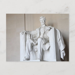 Tarjeta postal del Monumento a Abraham Lincoln en