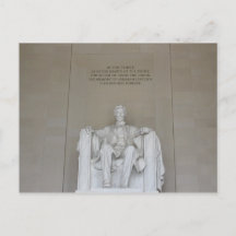 Tarjeta Postal del Monumento a Lincoln Washington 