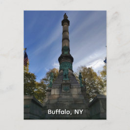 Tarjeta postal del monumento de Lafayette Square
