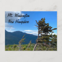 Tarjeta postal del Mt. Washington, NH