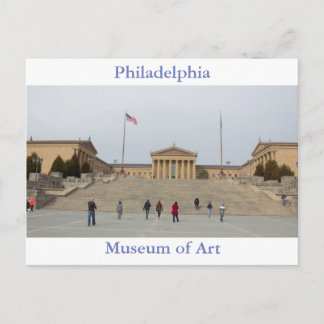 Tarjeta postal del Museo de Arte de Filadelfia