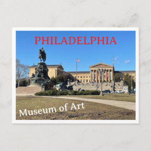 Tarjeta postal del Museo de Arte de Filadelfia