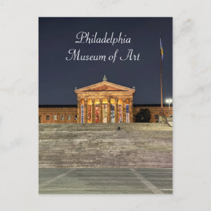 Tarjeta postal del Museo de Arte de Filadelfia