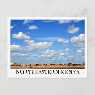 Tarjeta postal del noreste de Kenia
