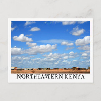 Tarjeta postal del noreste de Kenia