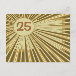 Tarjeta postal del número de explosión de oro del