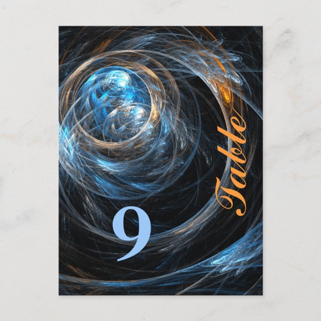 Tarjeta postal del número de la tabla mundial (Anverso)