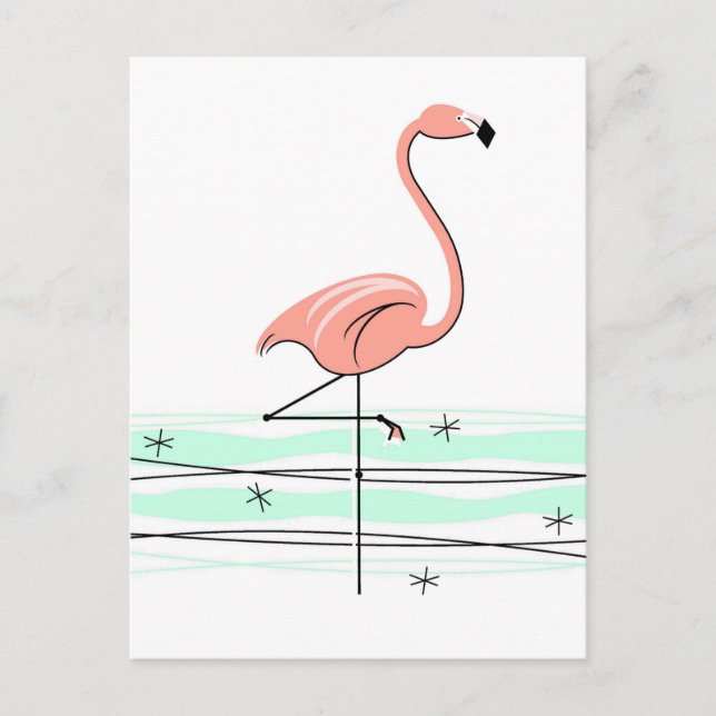 Tarjeta postal del Océano Flamingo (Anverso)