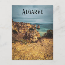 Tarjeta postal del paisaje marino de Lagos