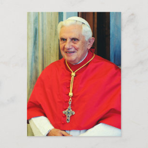 Tarjeta postal del Papa alemán Benedicto