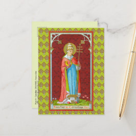 Tarjeta postal del Papa San Cornelio (SAU 042)