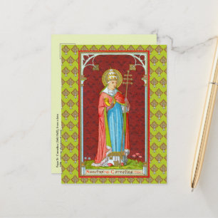 Tarjeta postal del Papa San Cornelio (SAU 042)