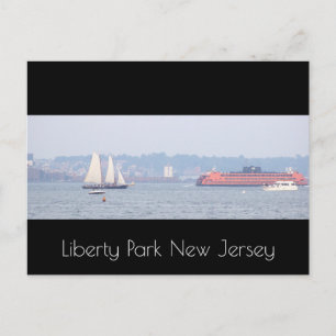 Tarjeta postal del Parque Liberty Nueva Jersey