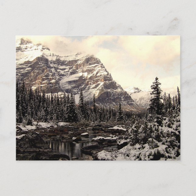 Tarjeta postal del Parque Nacional Banff (Anverso)