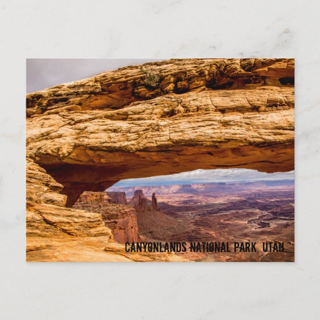 Tarjeta postal del Parque Nacional Canyonlands (Anverso)