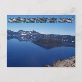 Tarjeta postal del Parque Nacional Crater Lake