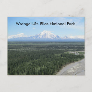 Tarjeta postal del parque nacional de Wrangell-Sai