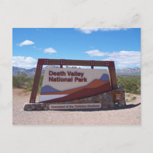 Tarjeta postal del Parque Nacional Death Valley