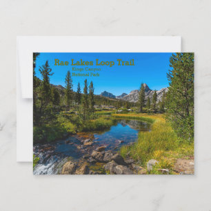 Tarjeta postal del Parque Nacional del Cañón Kings