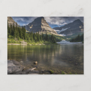 Tarjeta postal del Parque Nacional Glacier USA (Gl