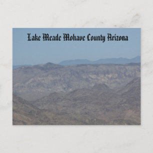 Tarjeta postal del parque nacional Lake Meade