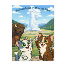 Tarjeta postal del Parque Nacional Yellowstone