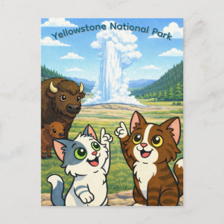 Tarjeta postal del Parque Nacional Yellowstone