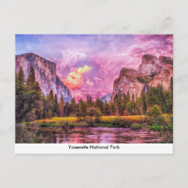 Tarjeta postal del Parque Nacional Yosemite